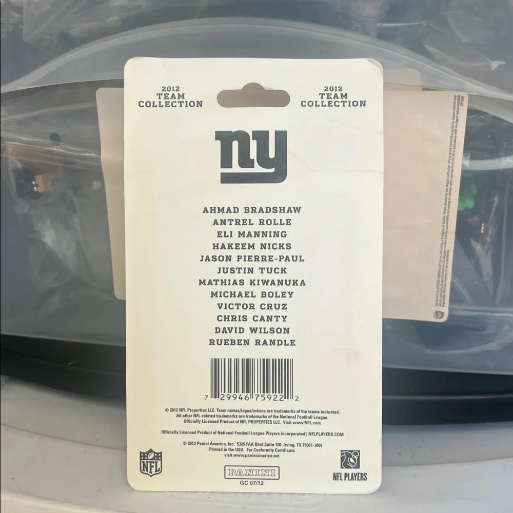 Panini 2012 ny